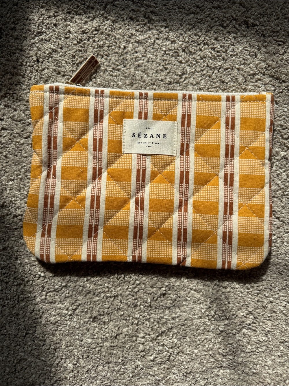 sezane Gaston Pochette Color : Ochre, new